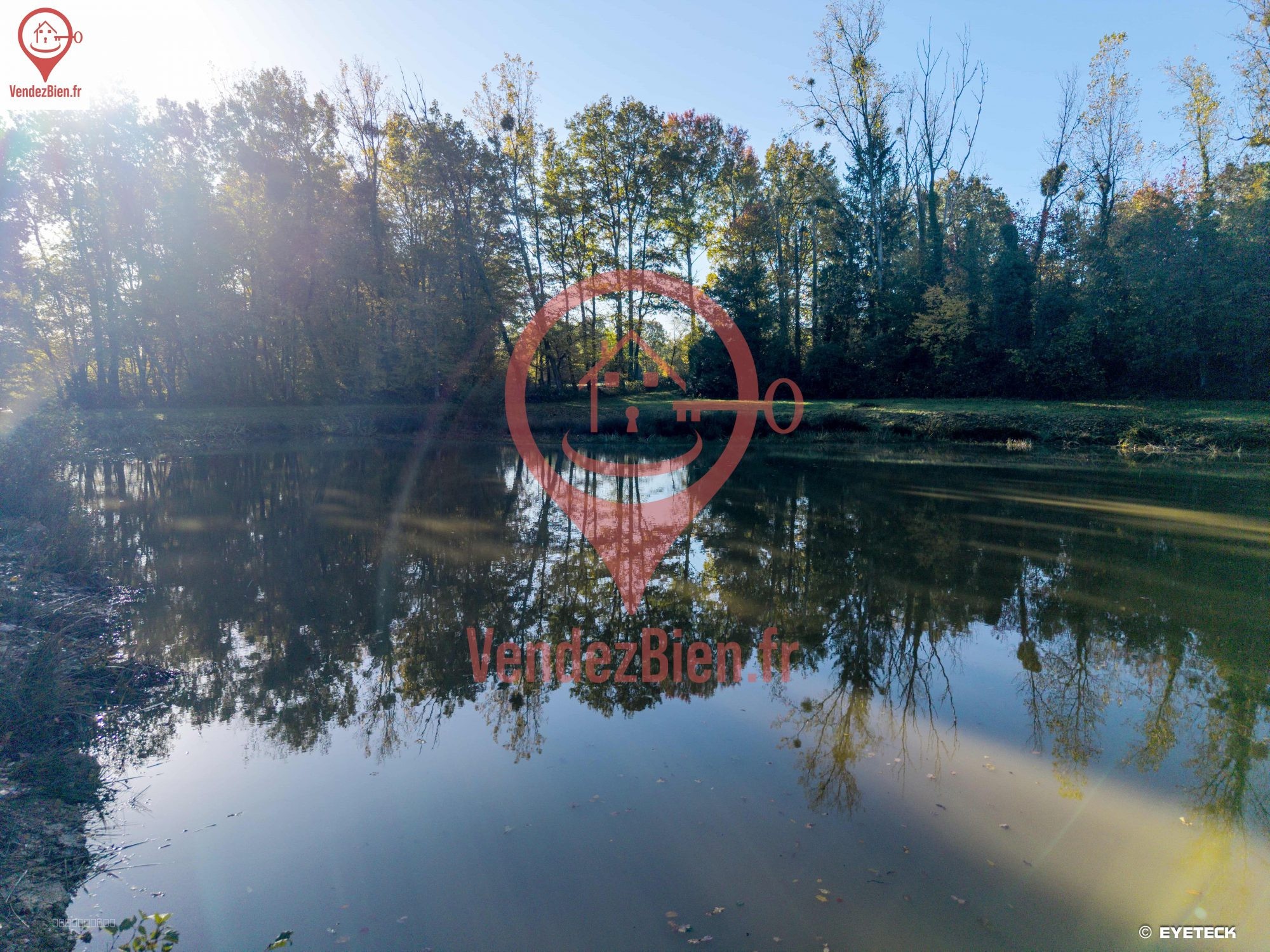 Etang pour la pêche - 5200 m2 sur terrain 9062 m2 — photo 8