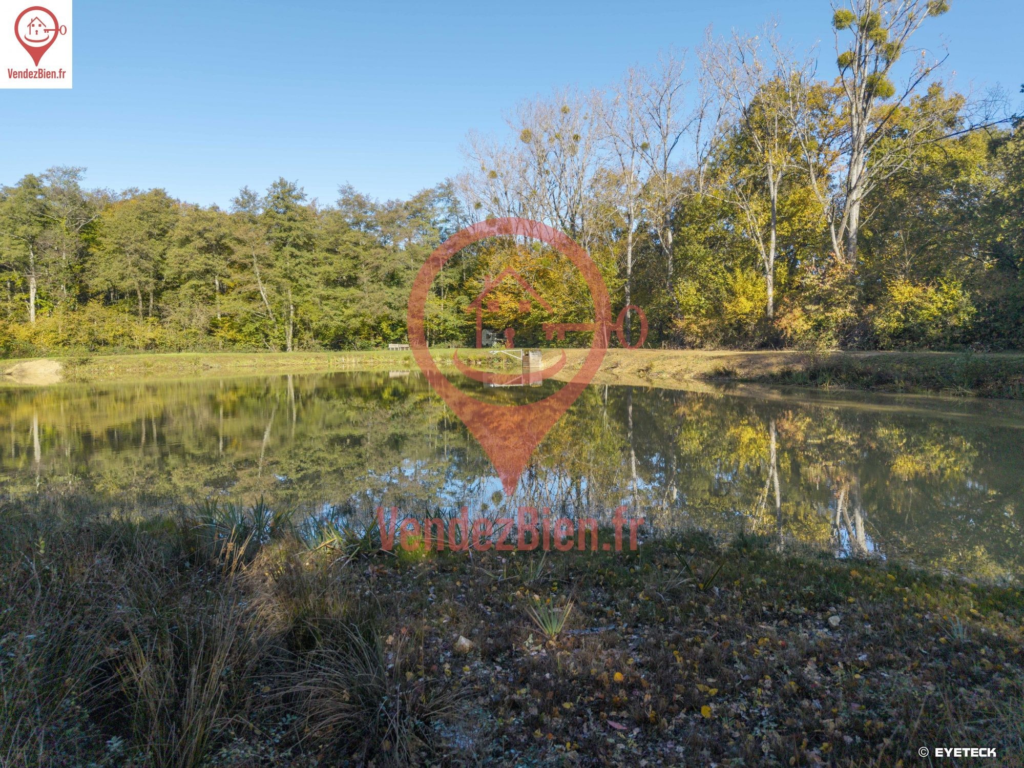 Etang pour la pêche - 5200 m2 sur terrain 9062 m2 — photo 14