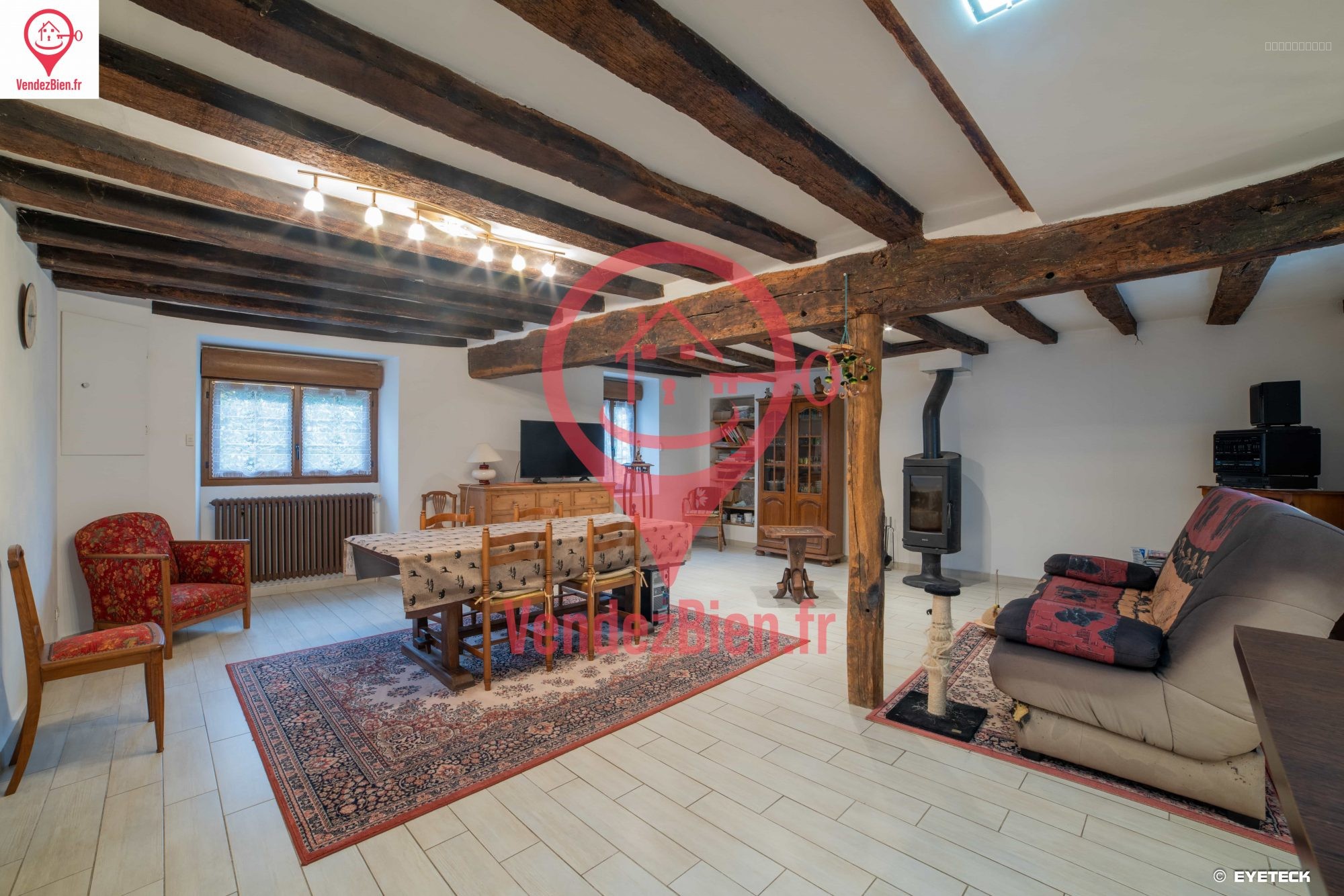 dpt cher (18), à vendre SOULANGIS Maison P4 de 120m2 avec garage et dépendance, sur un terrain de 534m2 — photo 3