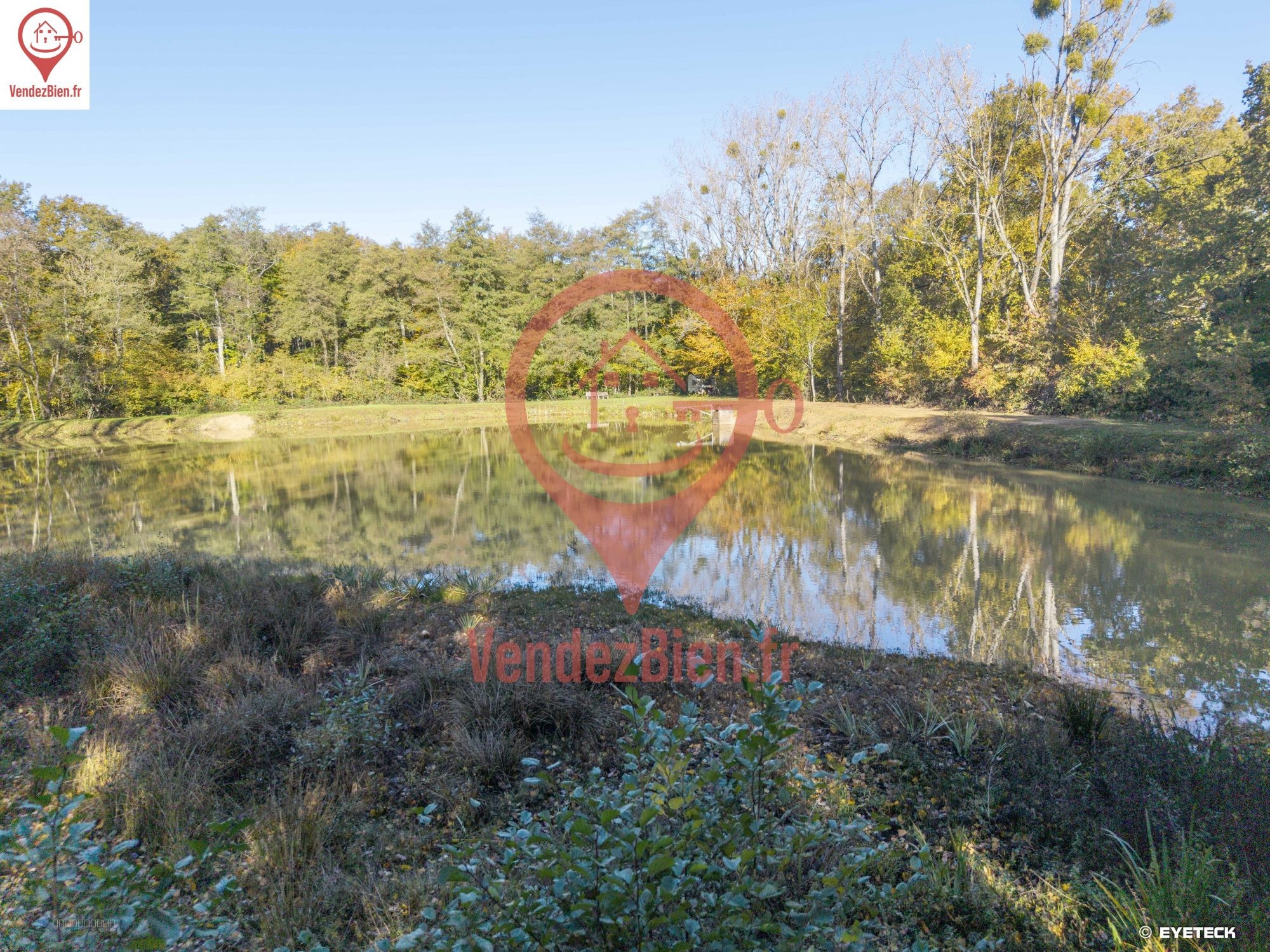 Etang pour la pêche - 5200 m2 sur terrain 9062 m2 — photo 16