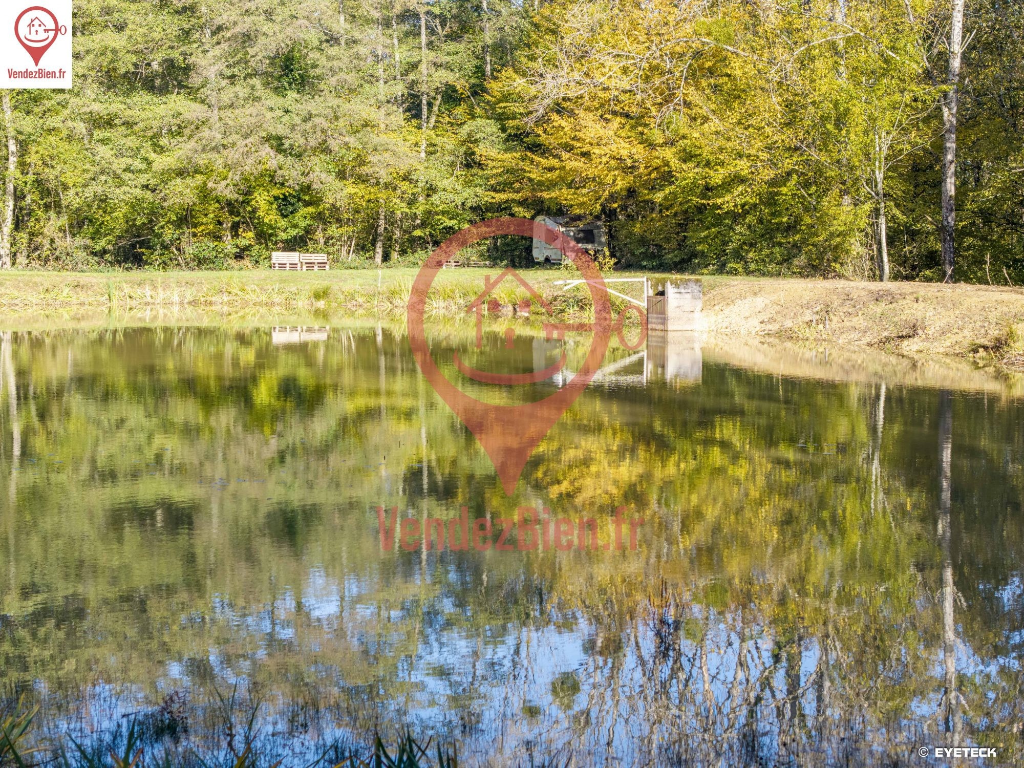 Etang pour la pêche - 5200 m2 sur terrain 9062 m2 — photo 15