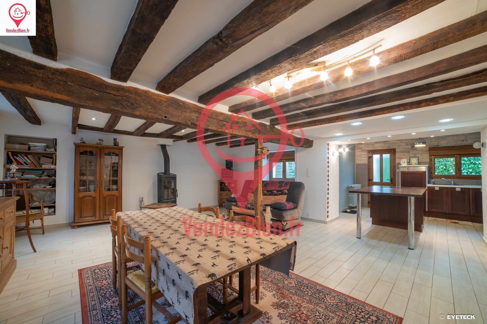 dpt cher (18), à vendre SOULANGIS Maison P4 de 120m2 avec garage et dépendance, sur un terrain de 534m2 — photo 4