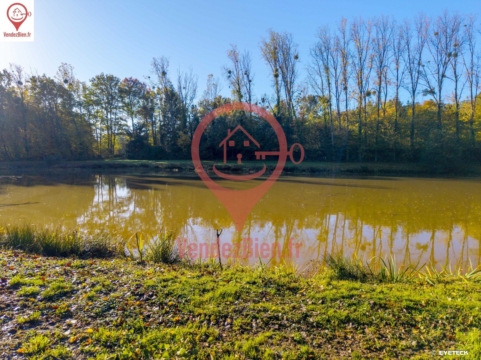 Etang pour la pêche - 5200 m2 sur terrain 9062 m2 — photo 6