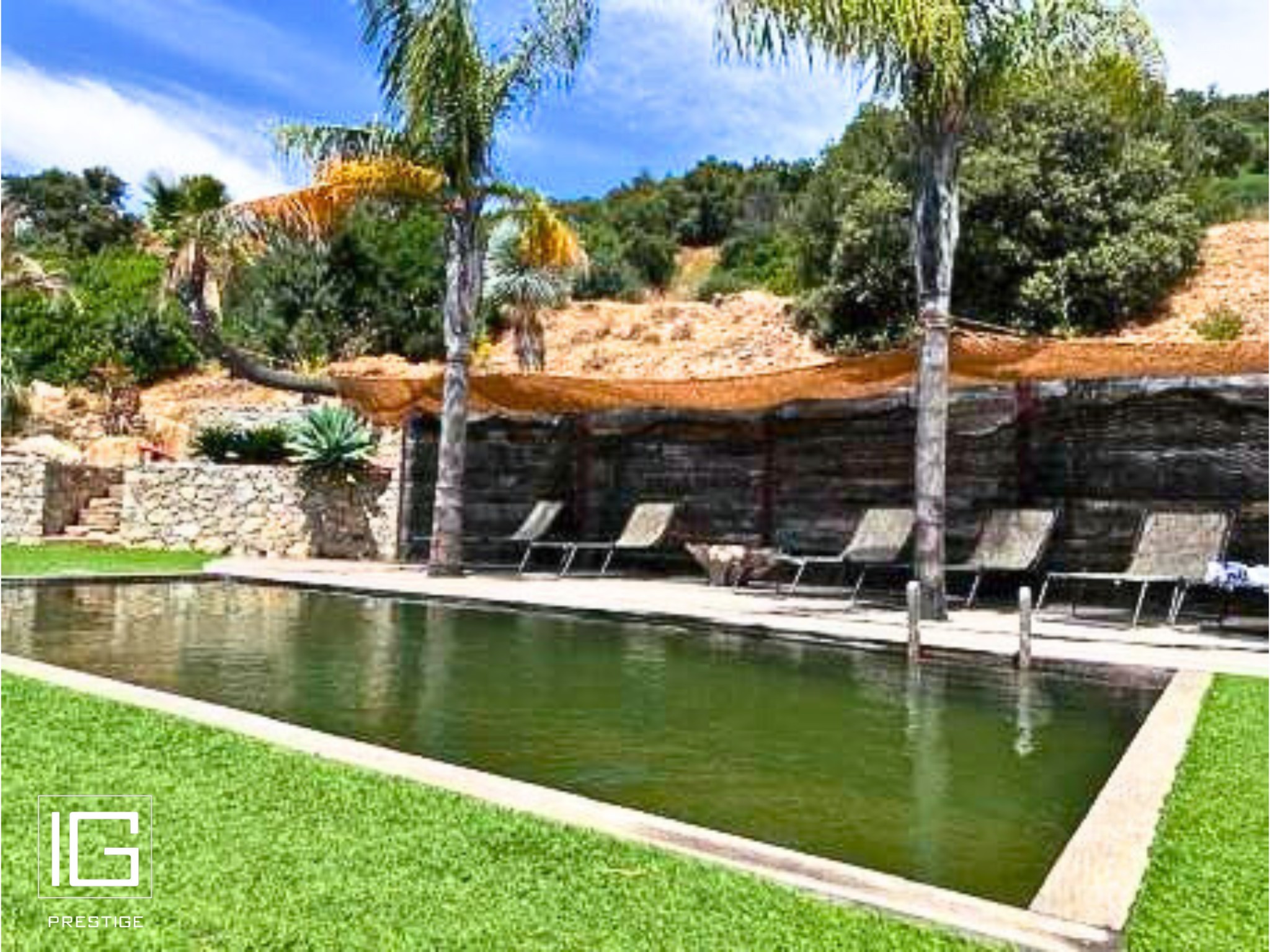 Maison en vue dominante avec piscine naturelle, jardin paysager et studio indépendant — photo 5
