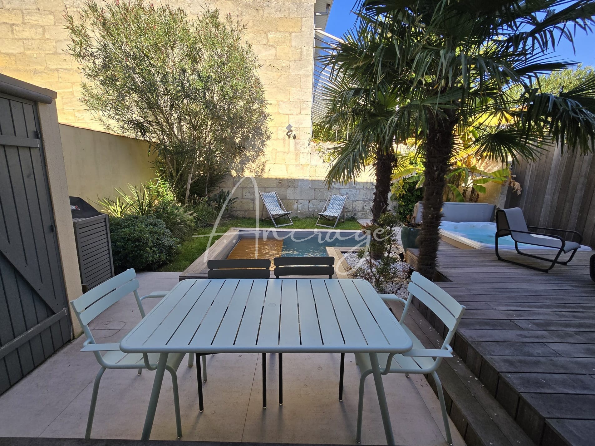 NANSOUTY Echoppe rénovée, jardin avec piscine — photo 5
