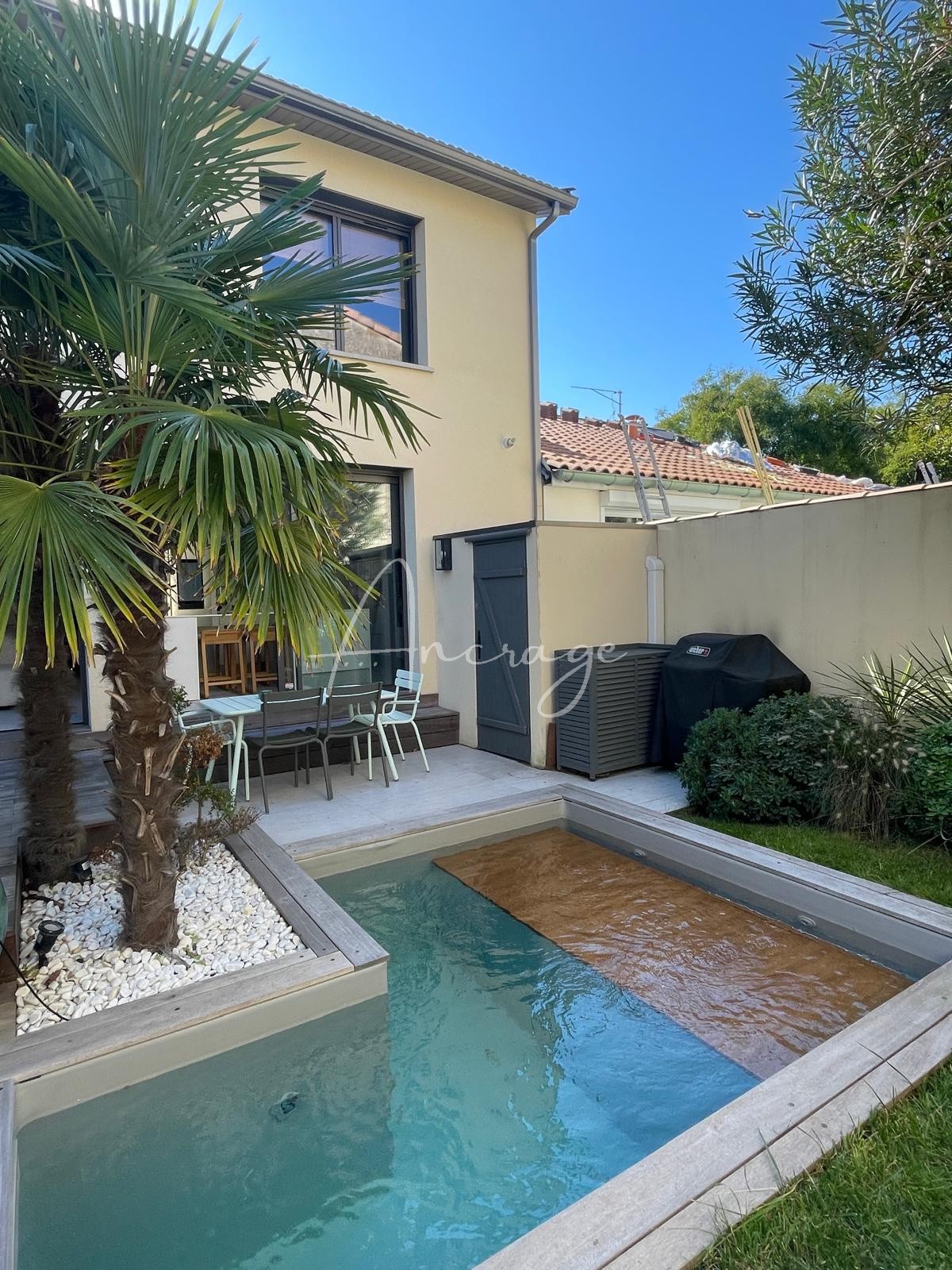 NANSOUTY Echoppe rénovée, jardin avec piscine — photo 13