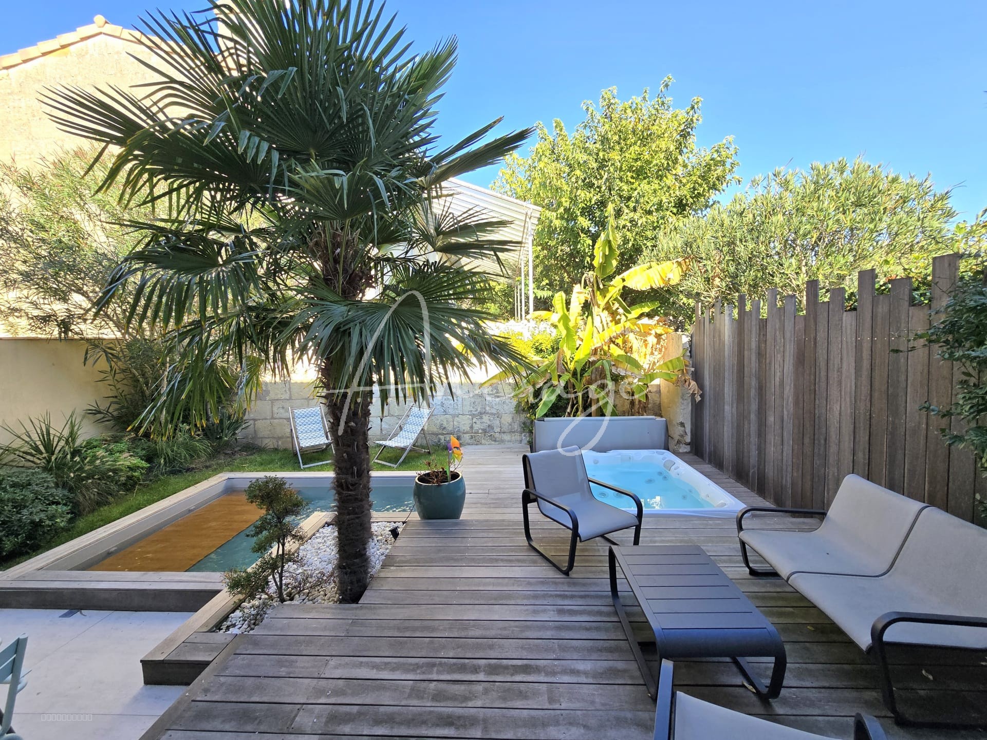 NANSOUTY Echoppe rénovée, jardin avec piscine — photo 4