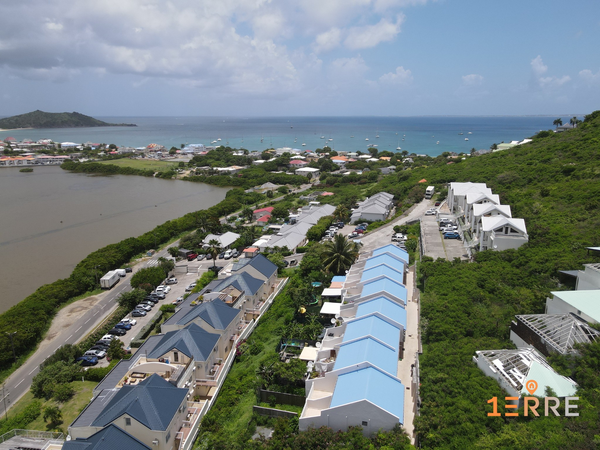 Terrain Vue Mer sur la Baie de Grand Case et la Baie Orientale à Grand-Case St Martin — photo 6