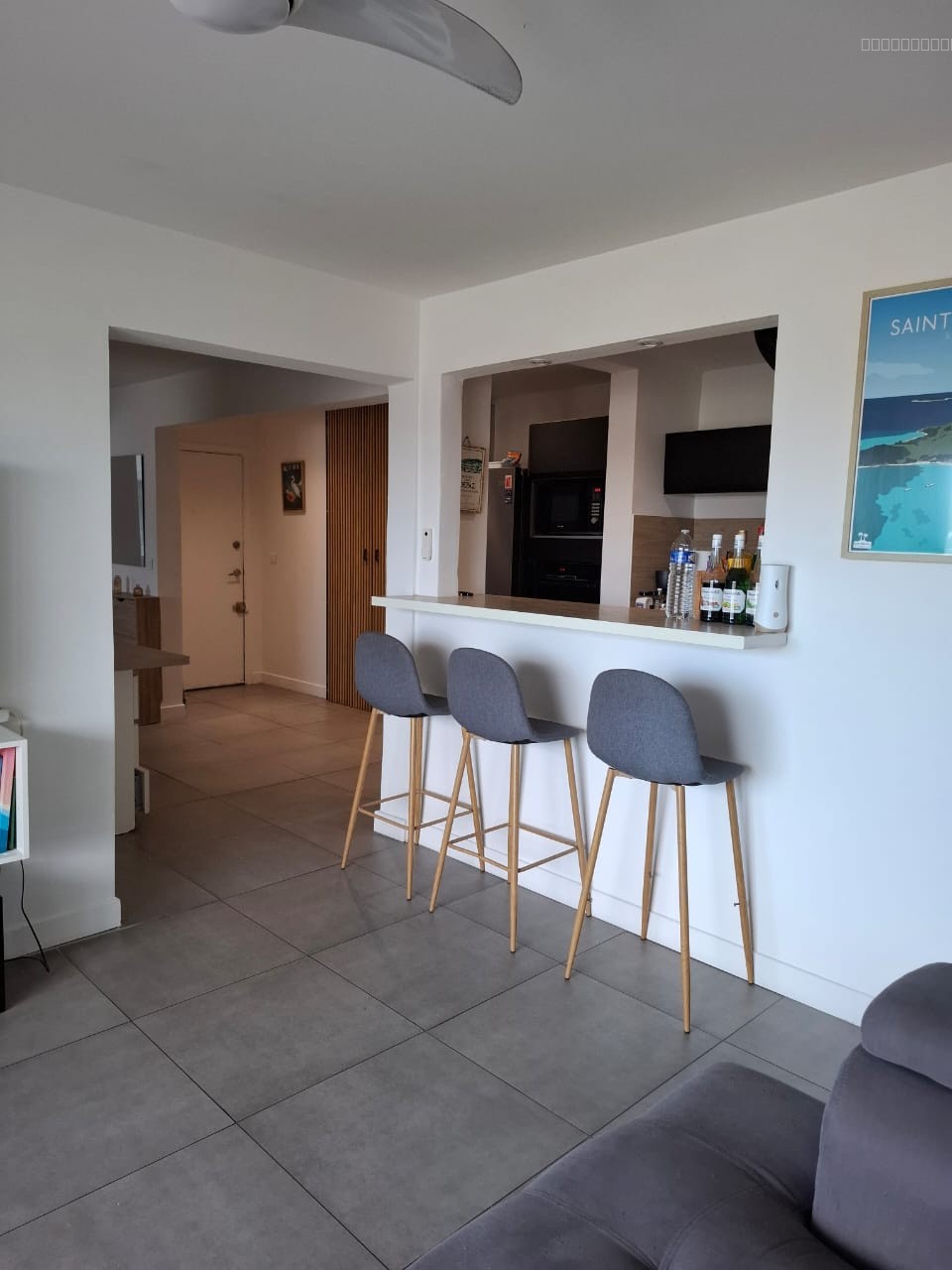 Superbe T3 rénové avec vue mer - Saint Martin  Marina Port La Royale — photo 3