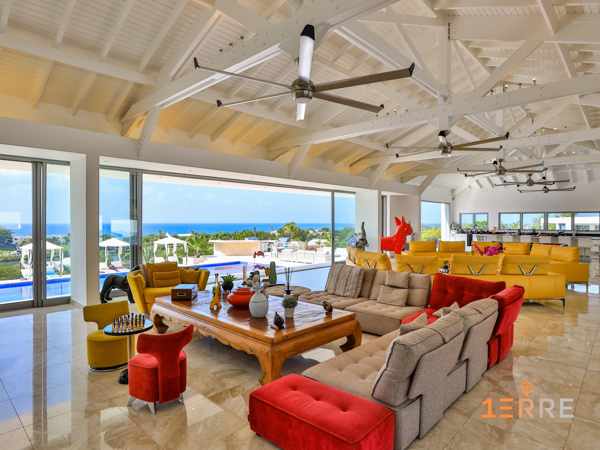 Villa de Prestige 6 Chambres 1000 m2, Piscine & Vue Mer à Terres Basses, Saint-Martin — photo 10