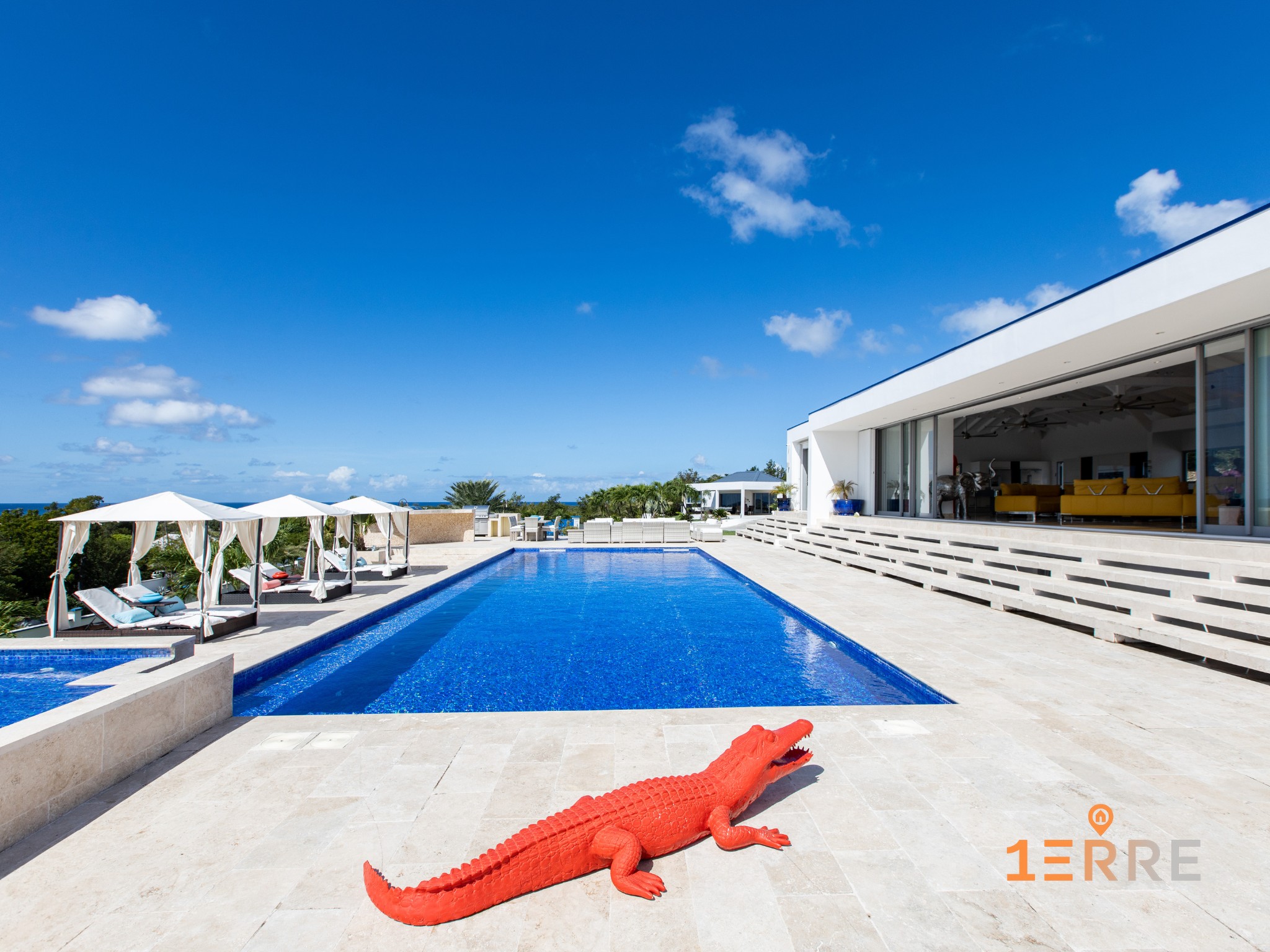 Villa de Prestige 6 Chambres 1000 m2, Piscine & Vue Mer à Terres Basses, Saint-Martin — photo 18