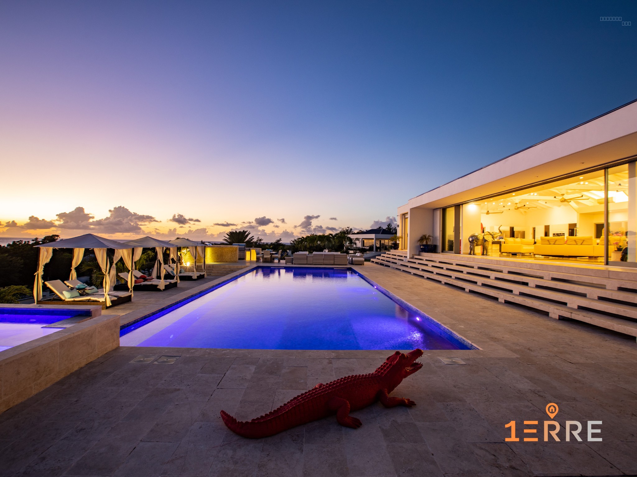 Villa de Prestige 6 Chambres 1000 m2, Piscine & Vue Mer à Terres Basses, Saint-Martin — photo 17
