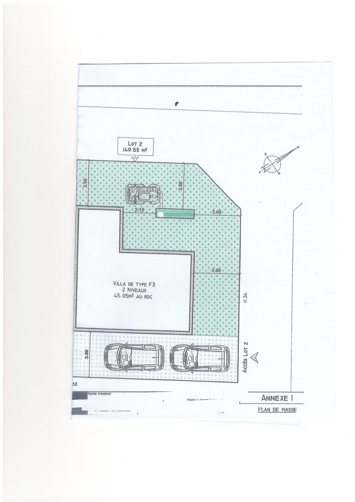 Terrain plat de 150 m2 à coté du CHOR de Saint Paul — photo 3