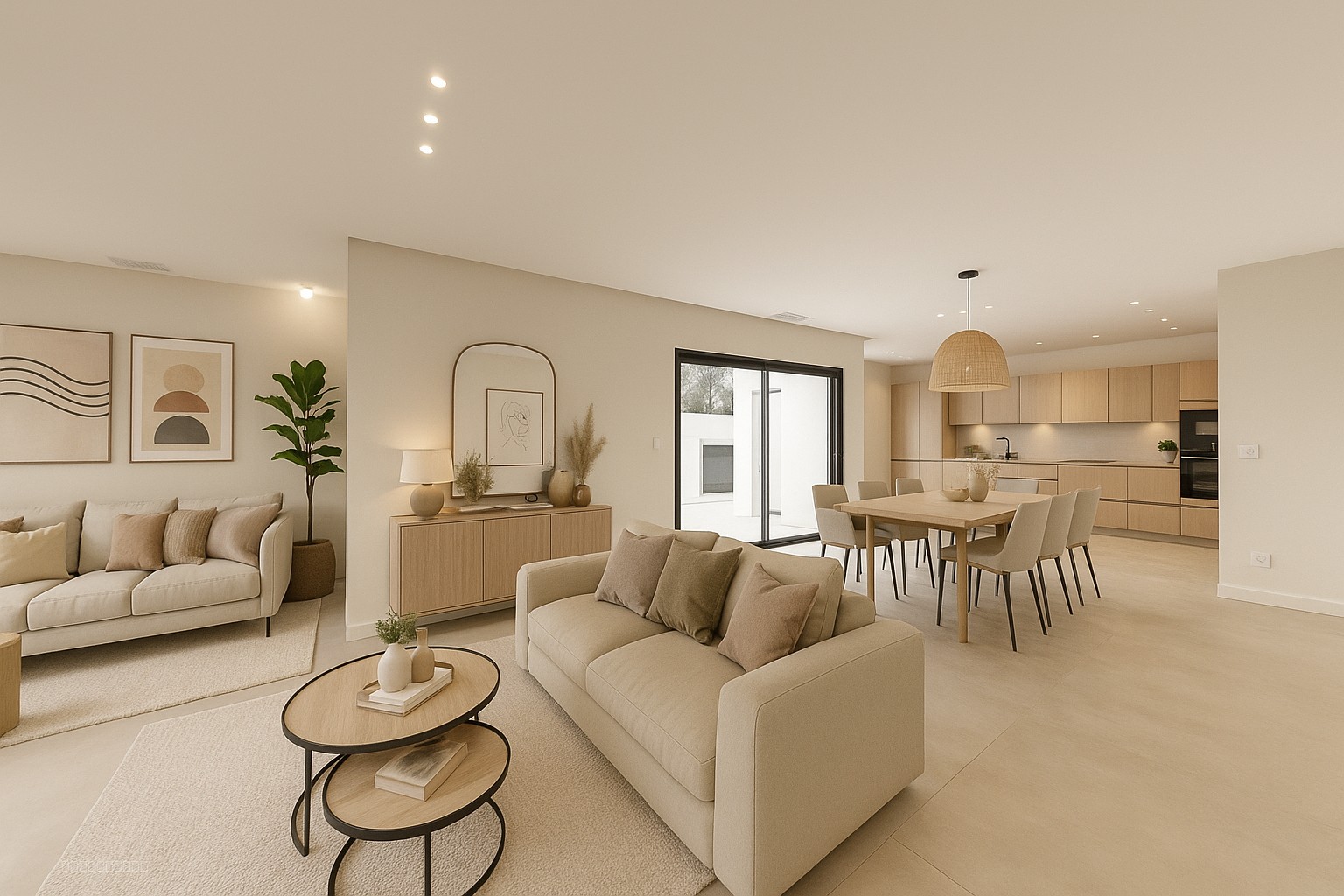 Cornebarrieu maison contemporaine de 200 m2 de type 6 — photo 4