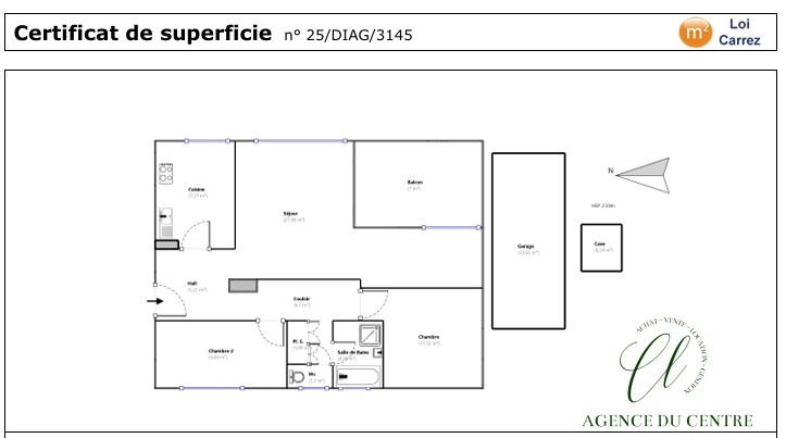 3 pièces de 75m2 + Cave et double garage — photo 14