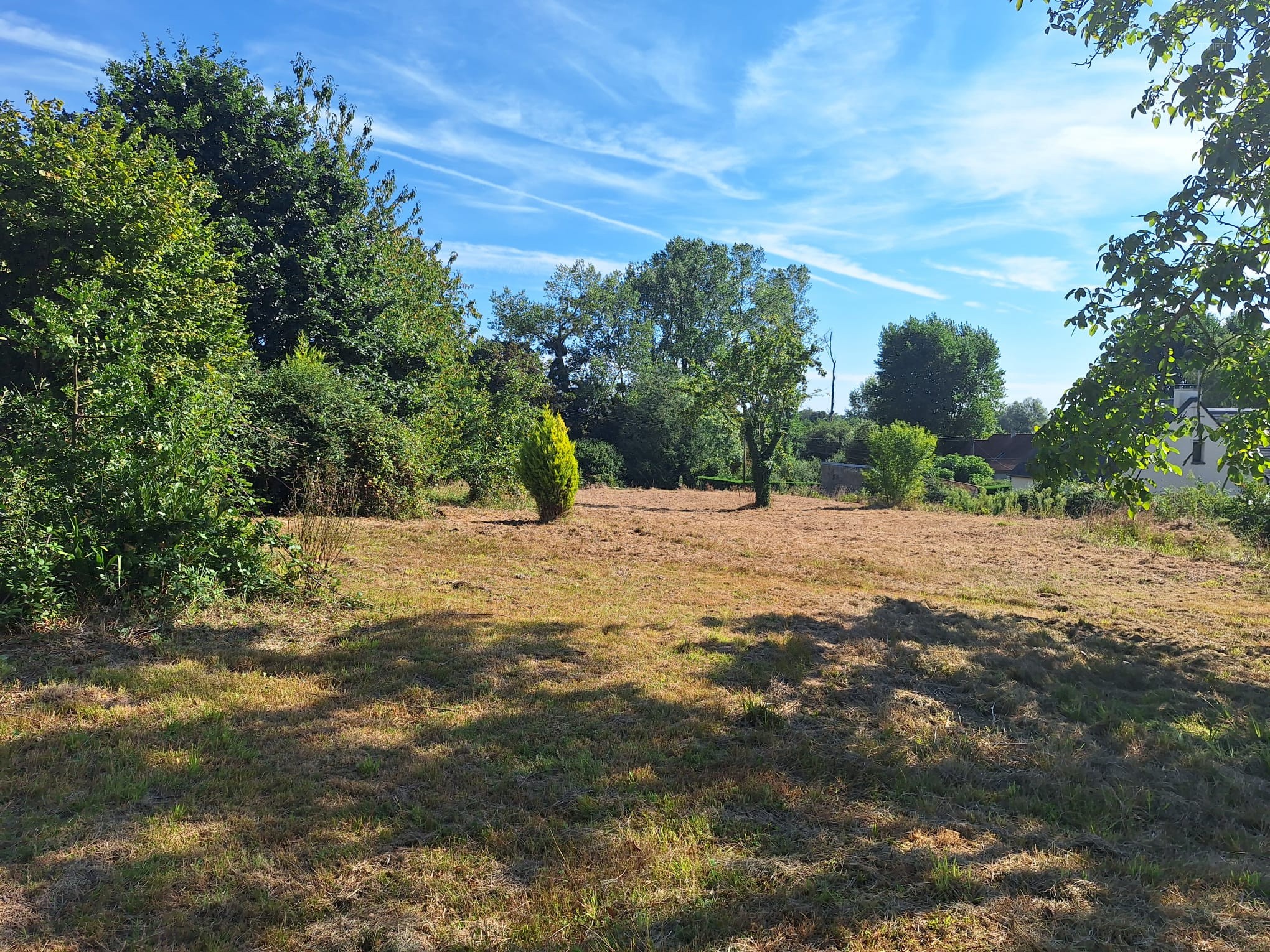 TERRAIN CONSTRUCTIBLE VIABILISE DE 2480m2 sur QUETTREVILLE-SUR-SIENNE. — photo 3