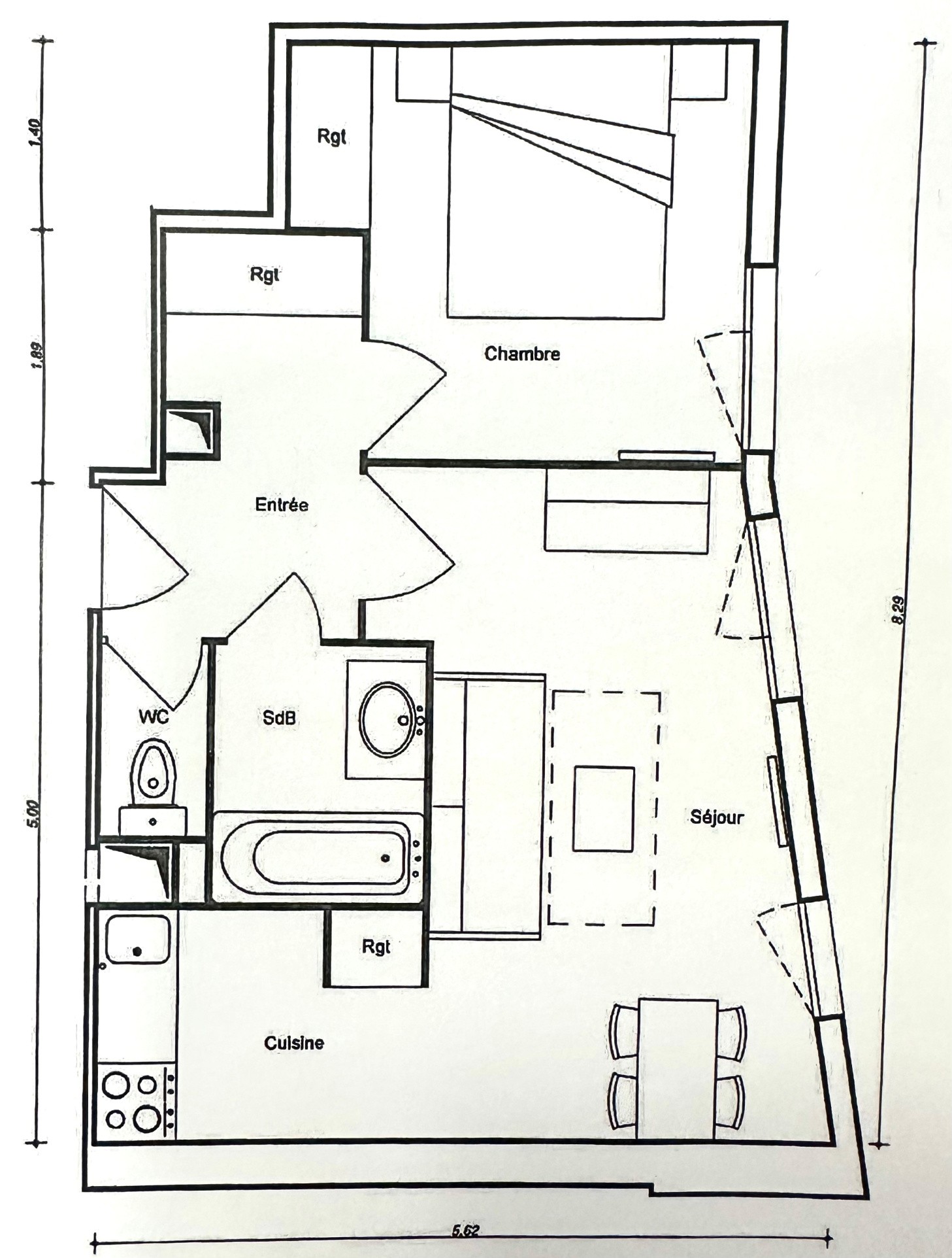 INVESTISSEMENT LMNP - T2 MEUBLE 32 M2 + PARKING  - AIX-EN-PROVENCE CENTRE-VILLE — photo 7