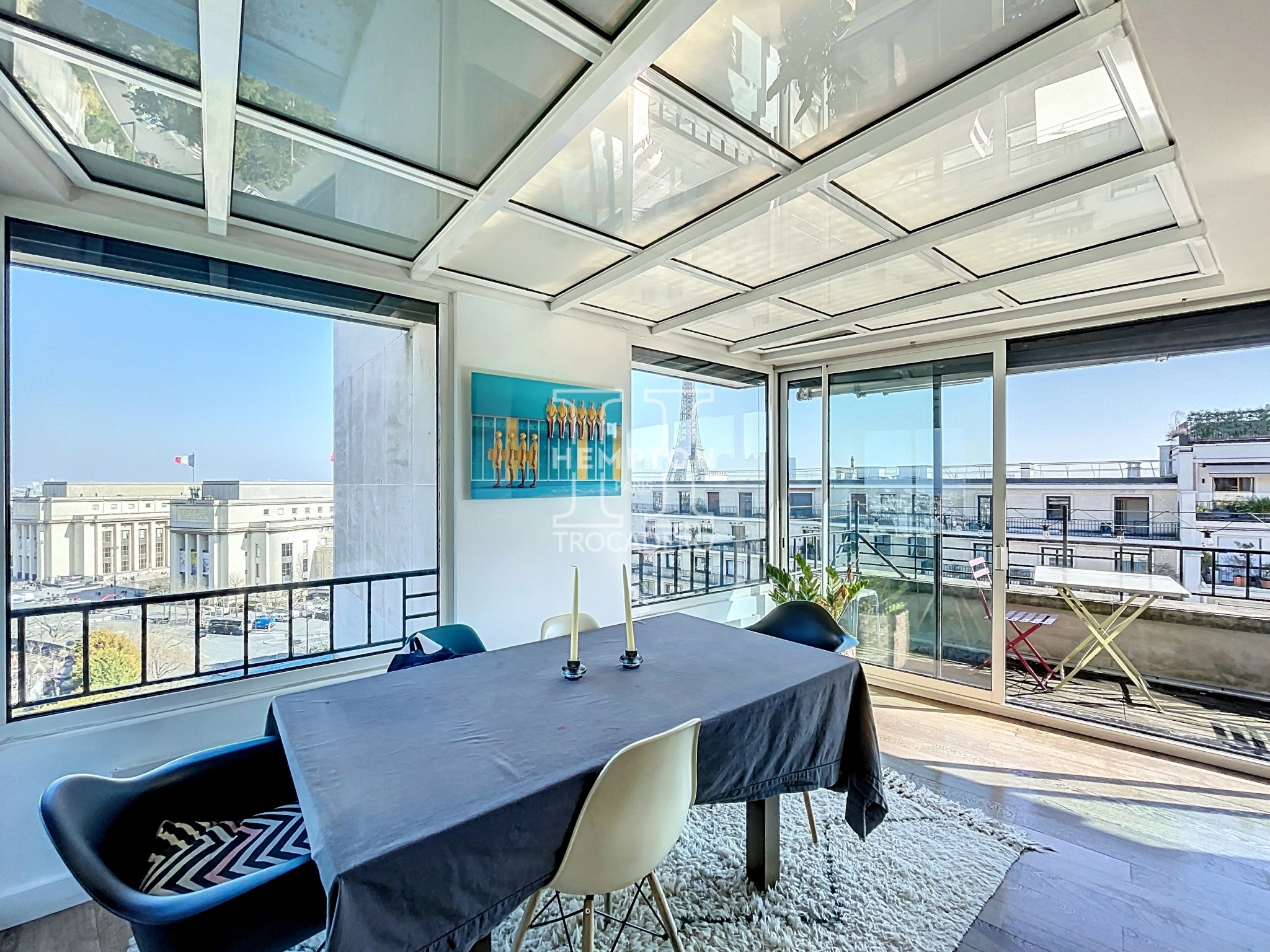 PARIS XVIème- DERNIER ETAGE  - VUE PANORAMIQUE - 6 PIECES - 4 CHAMBRES — photo 18