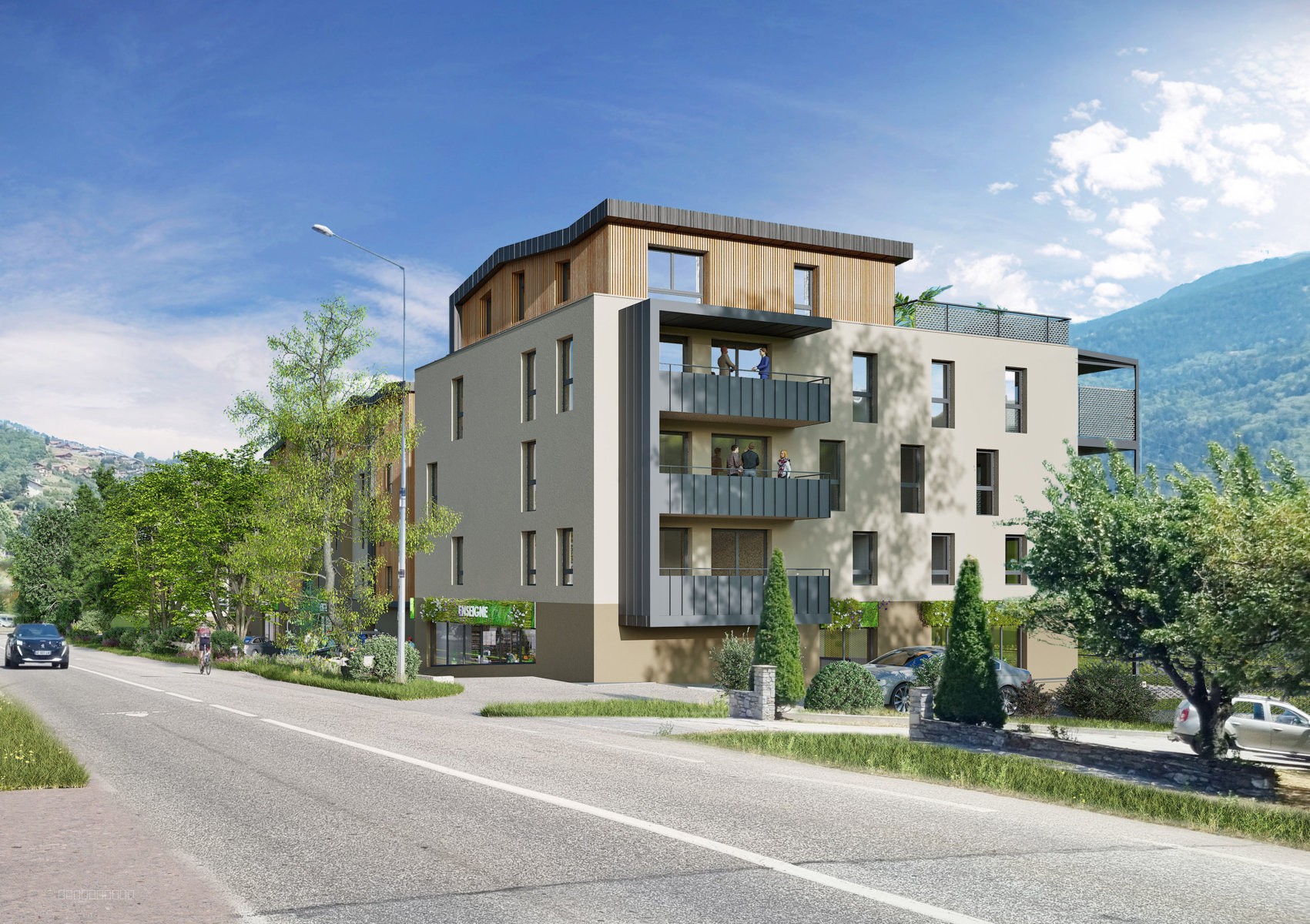 RESIDENCE PARADIS, LOCAL COMMERCIAL AVEC RESERVE (120m2) — photo 2