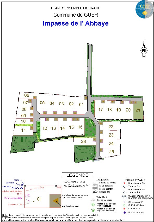 Terrain constructible de 514m2 à vendre à GUER (56 380) — photo 7