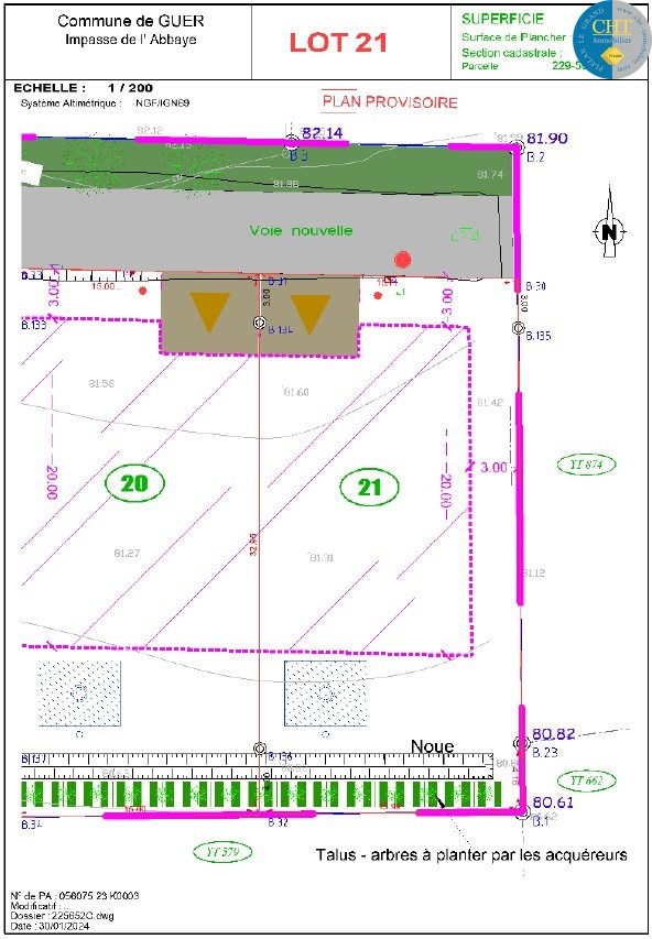 Terrain constructible de 514m2 à vendre à GUER (56 380) — photo 6