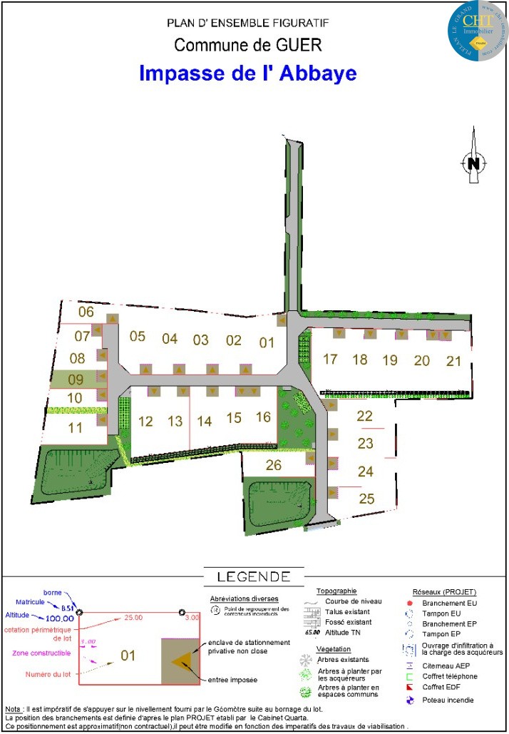 Terrain constructible de 489m2 à vendre à GUER (56 380) — photo 5