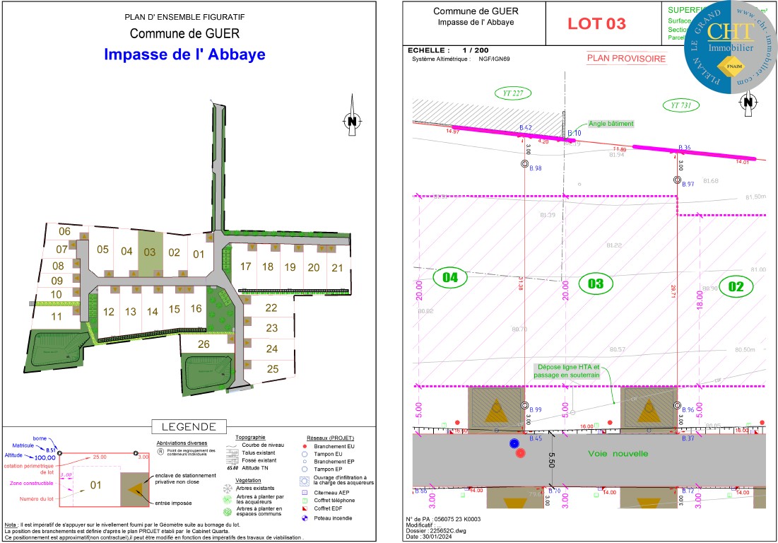Terrain constructible de 489m2 à vendre à GUER (56 380) — photo 4