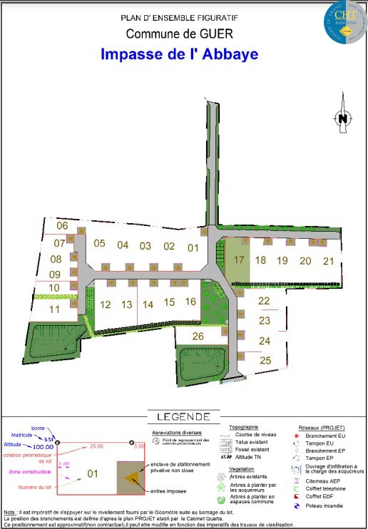 Terrain constructible de 546m2 à vendre à GUER (56 380) — photo 6