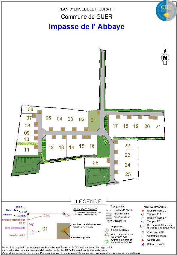 Terrain constructible de 475m2 à vendre à GUER (56 380) — photo 7