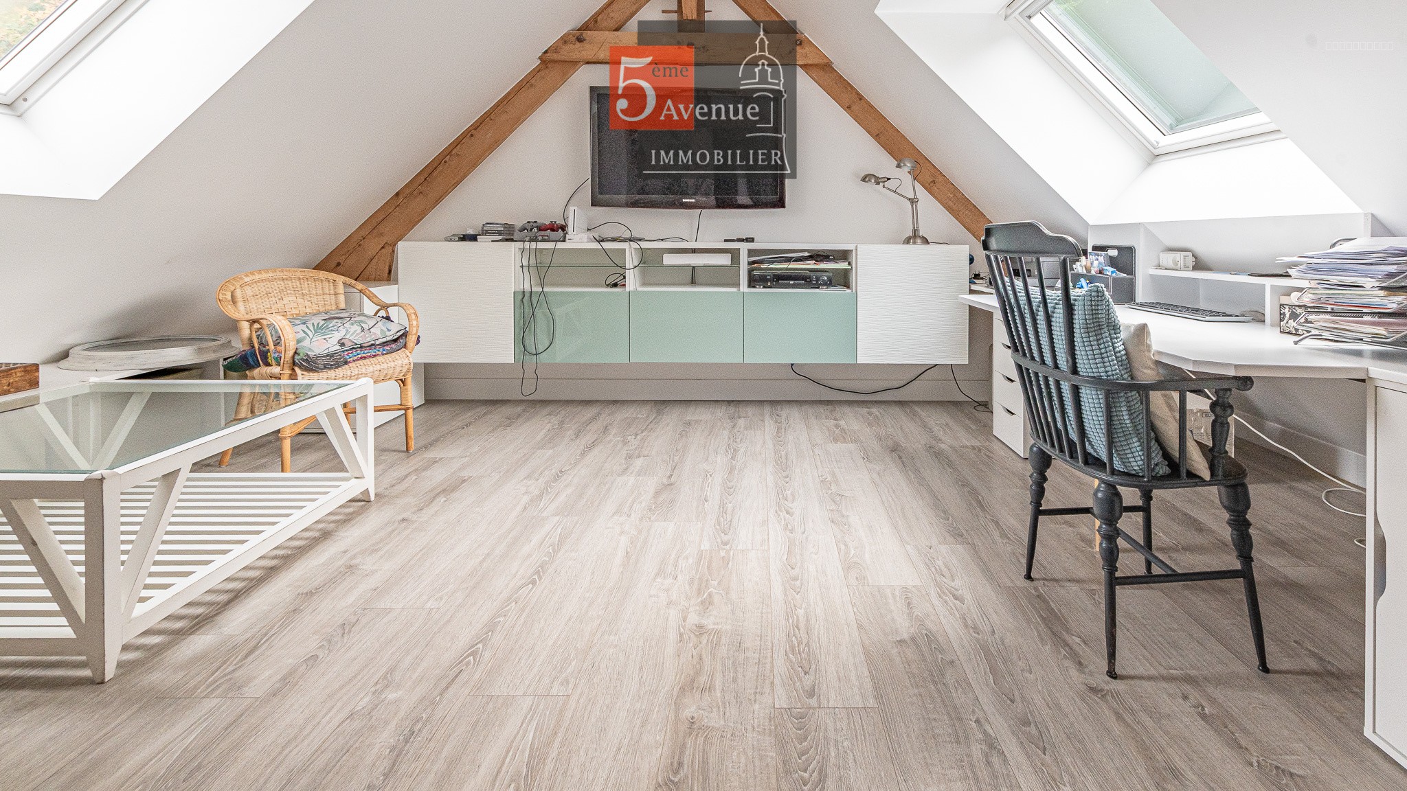 Coye-la-Forêt Maison d’architecte entièrement rénovée de 300m2 à deux pas de la gare — photo 13