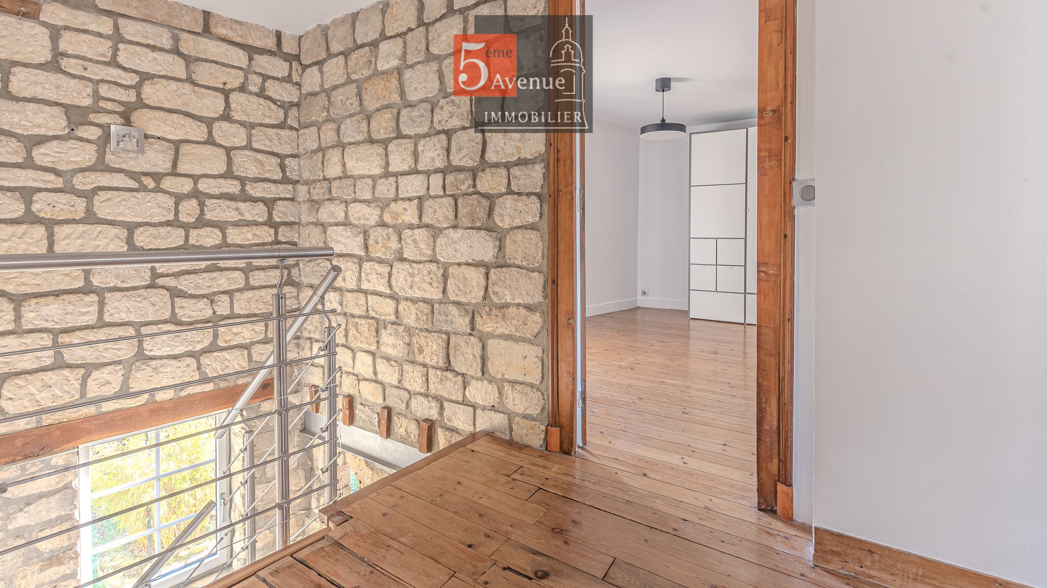 Maison ancienne en pierres de la  fin du XIXème avec jardin à vendre à gouvieux — photo 10