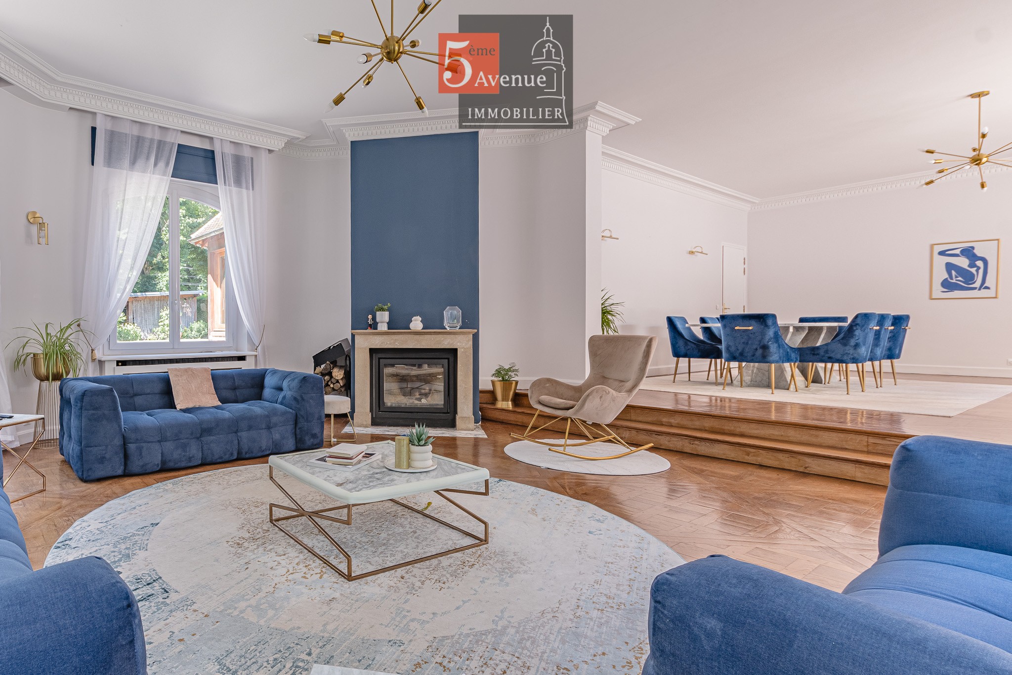 villa à vendre à Lamorlaye, située dans le domaine du Lys de 400m2 avec piscine et parc arboré — photo 5