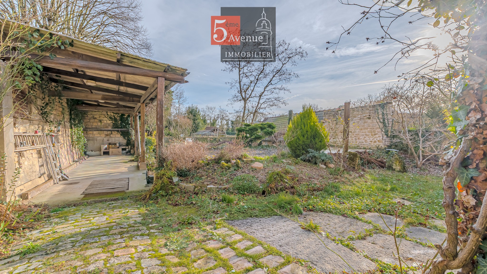 Maison ancienne en pierres de la  fin du XIXème avec jardin à vendre à gouvieux — photo 14