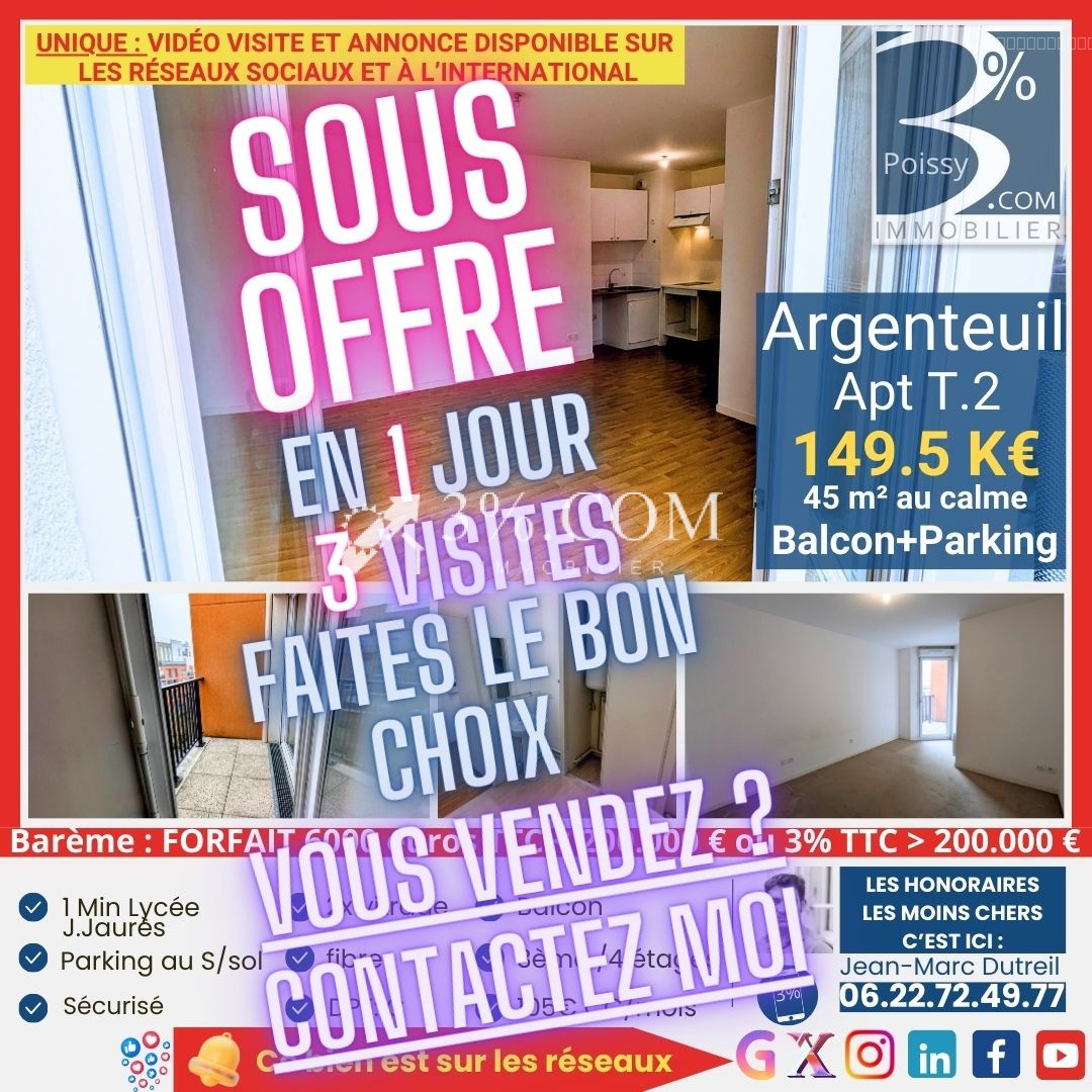 Appartement 97,1m2 Versailles Ermitage-Hoche+2parkings — photo 1