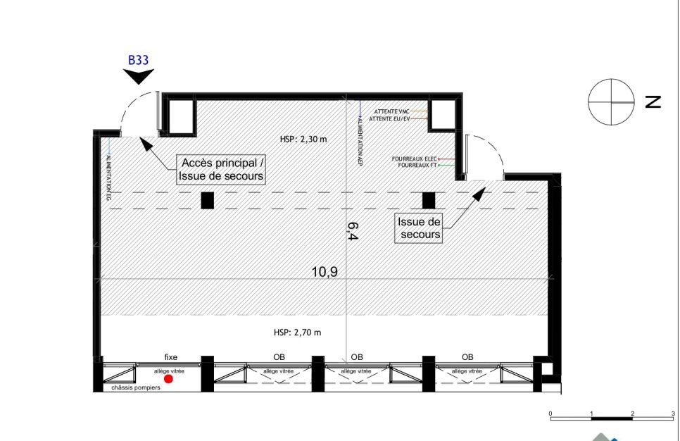 Bureaux confortables 60 m2 neuf ZFU — photo 3