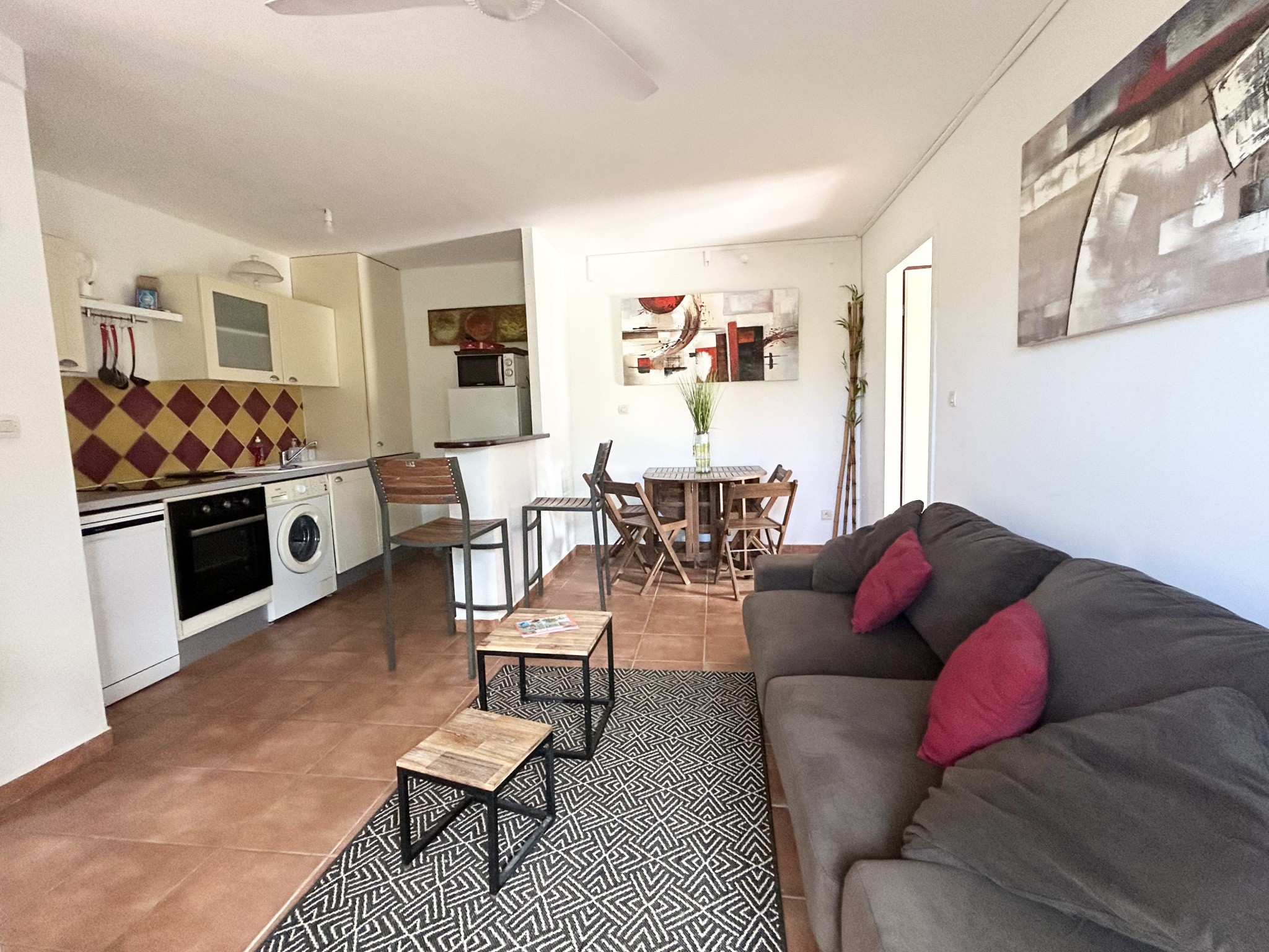VENTE appartement F3 jardin privatif à Bas-du-Fort accès plage direct — photo 6