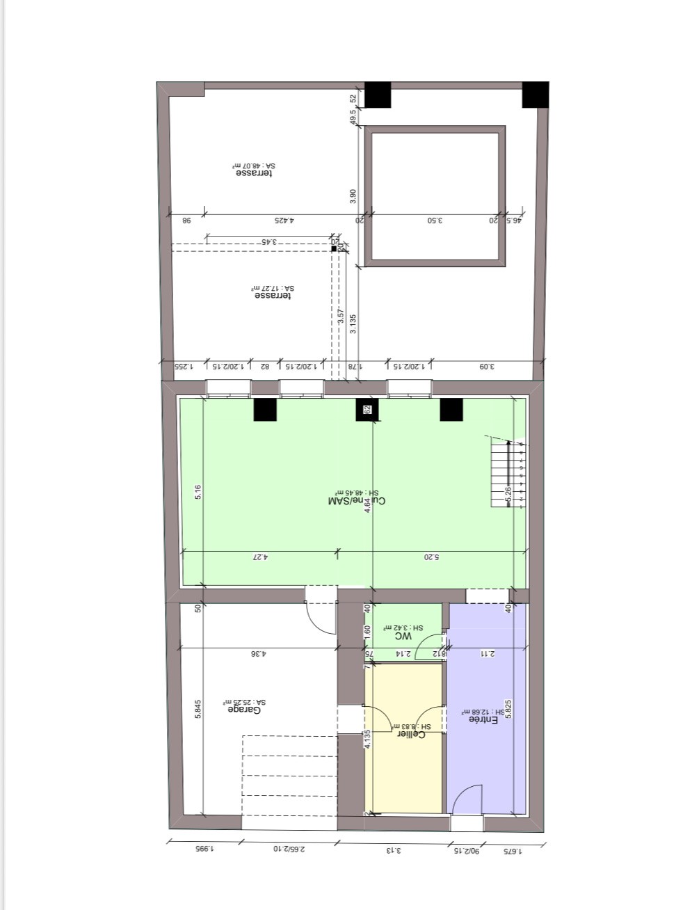 Maison de ville à réhabiliter   Dieupentale — photo 8