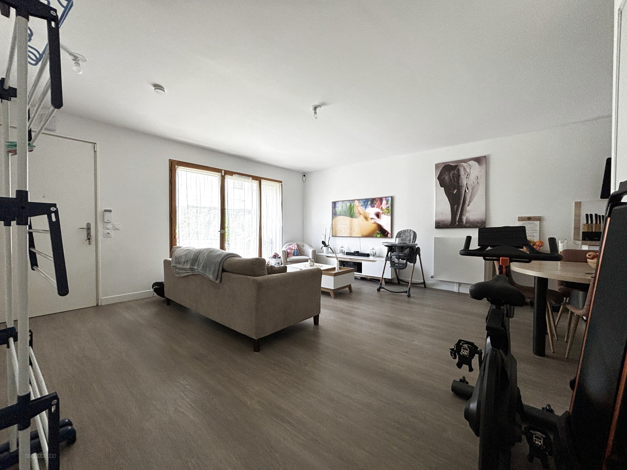 MARLY-LA-VILLE - VENDU LOUE - DUPLEX DE 4 PIECES AVEC JARDIN — photo 2
