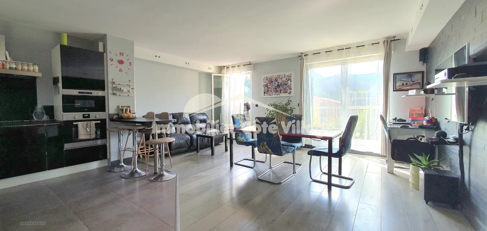 À Vendre   Appartement 5 Pièces 100 m2 avec Garage et Cave   Drap La Condamine — photo 4