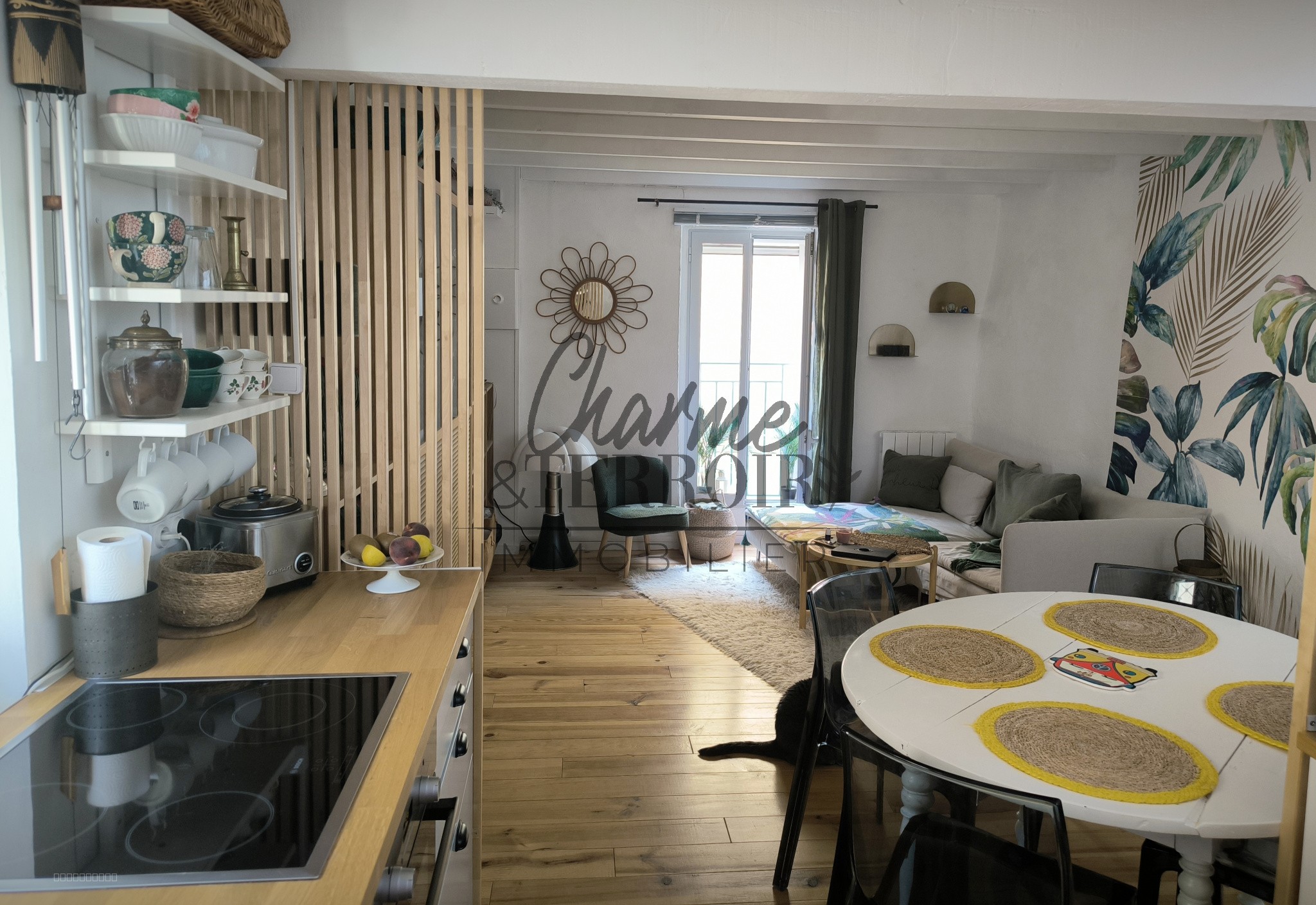 Saint-Quentin-La-Poterie, maison de village avec terrasse — photo 4
