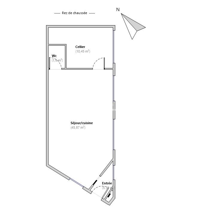 COARRAZE - Vente Appartement T4 en duplex — photo 12