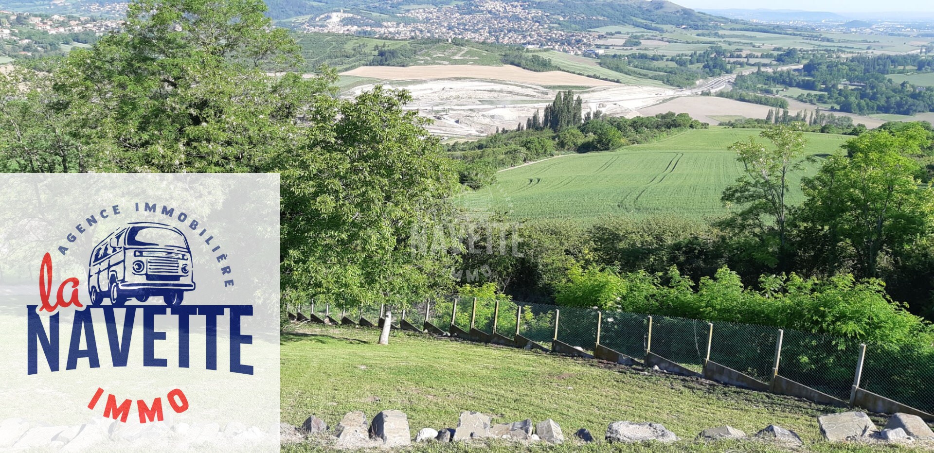 Terrain Veyre Monton 1120 m2 Libre constructeur Vue Puy de Dôme — photo 5