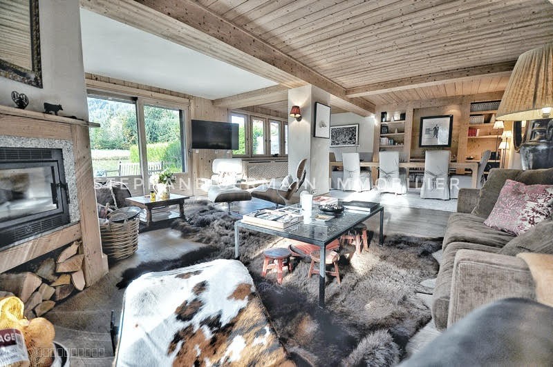 MEGÈVE   CÔTE 2000 Élégance alpine & charme confidentiel   Demi-chalet de prestige avec jardin privatif — photo 2