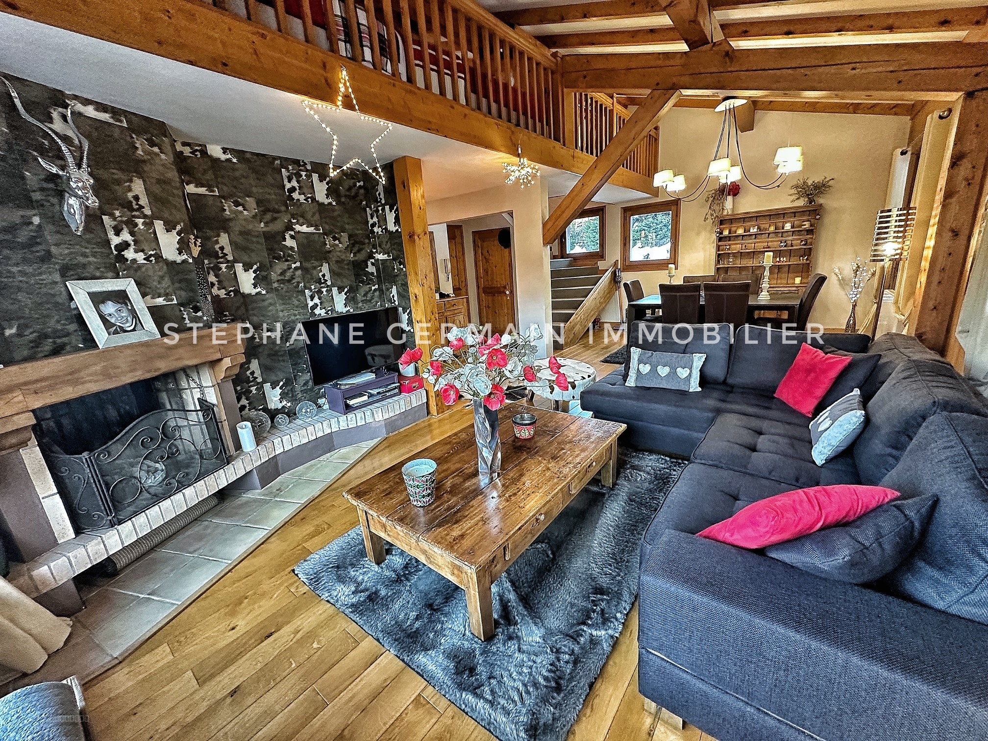 APPARTEMENT DUPLEX DE 3 PIECES + MEZZANINE. ROCHEBRUNE   MEGEVE — photo 2