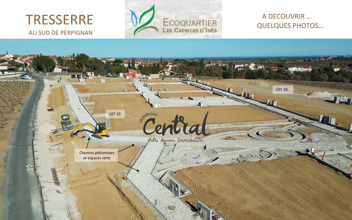 À vendre à Tresserre Eco-quartier Les Caprices d'Ines, terrains à bâtir à partir de 78 900 € ! — photo 3
