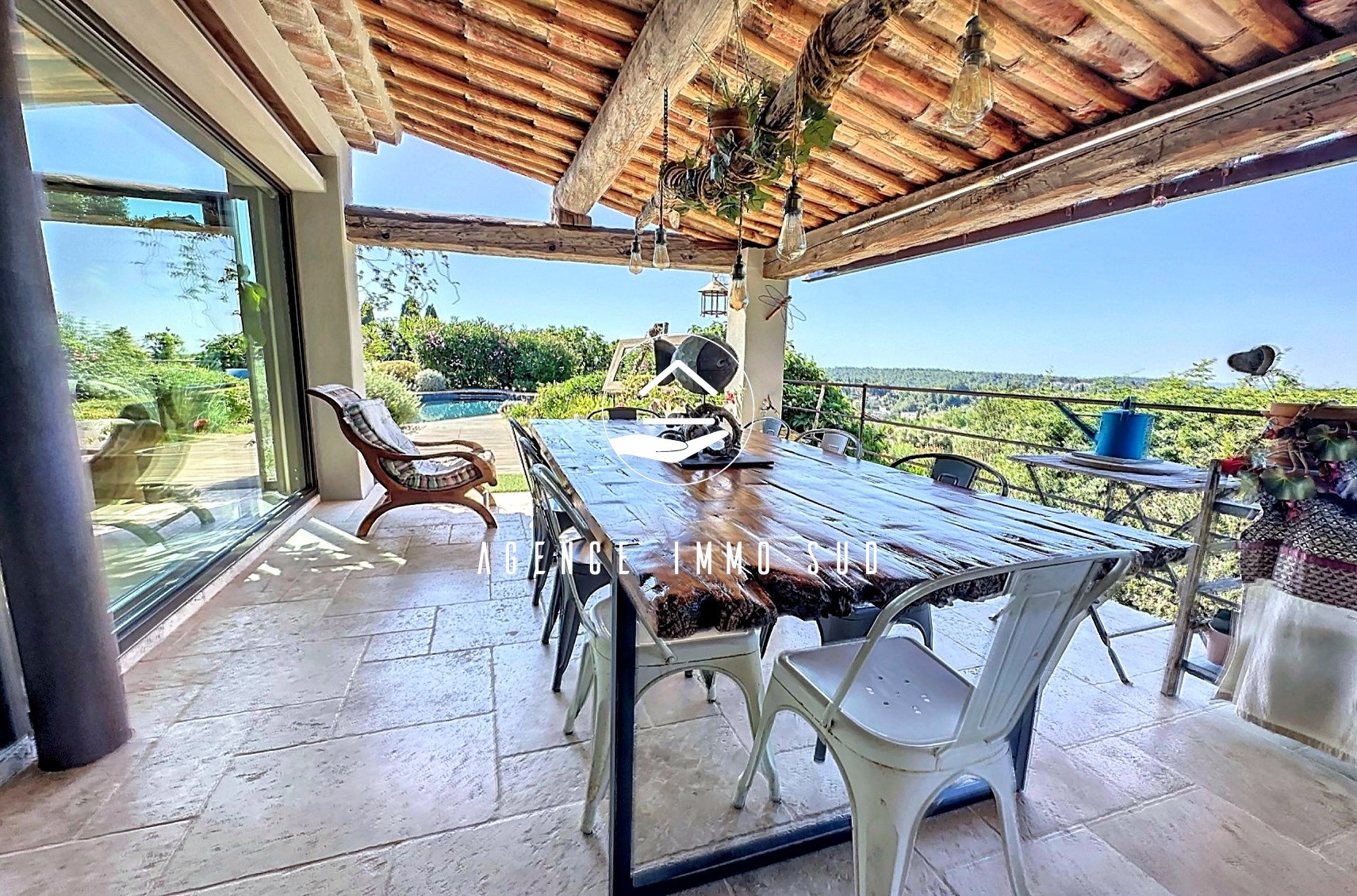 VENCE — Maison individuelle 5 pièces avec piscine et vue dégagée — photo 6