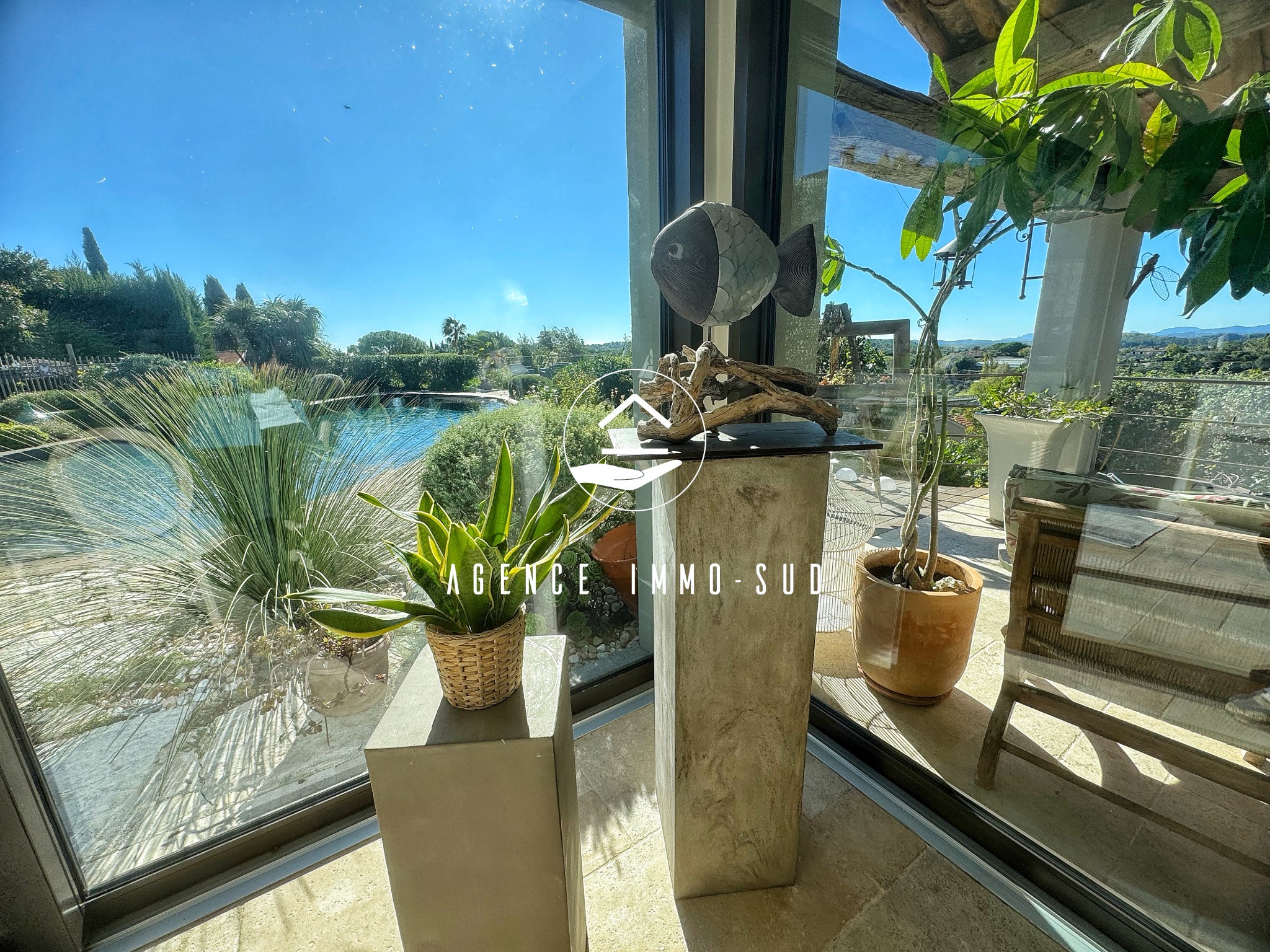 VENCE — Maison individuelle 5 pièces avec piscine et vue dégagée — photo 5