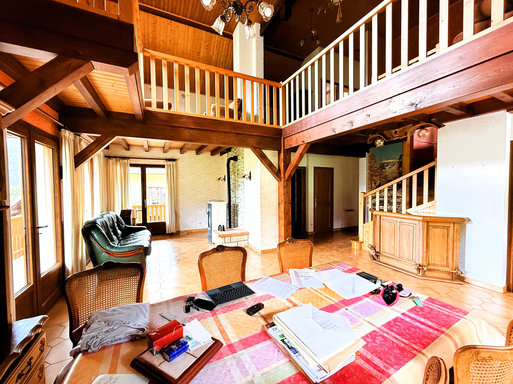 St Pierre de Chartreuse, Côteau Sud centre village, superbe villa d'architecte avec vue exceptionnelle — photo 7