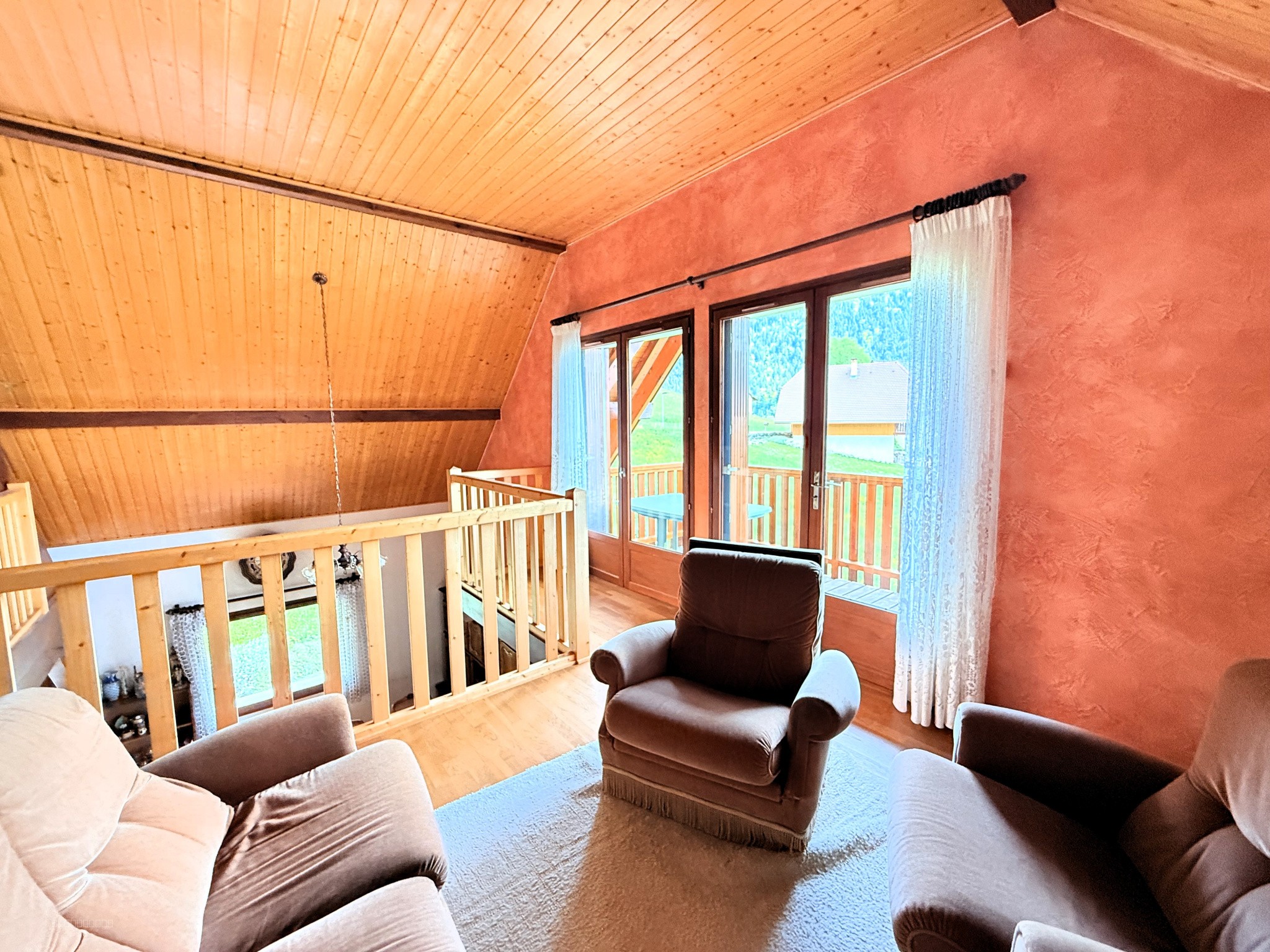 St Pierre de Chartreuse, Côteau Sud centre village, superbe villa d'architecte avec vue exceptionnelle — photo 18