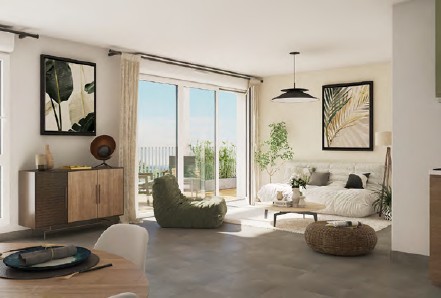 Appartement 2 pièces de 40 m2 avec balcon — photo 2